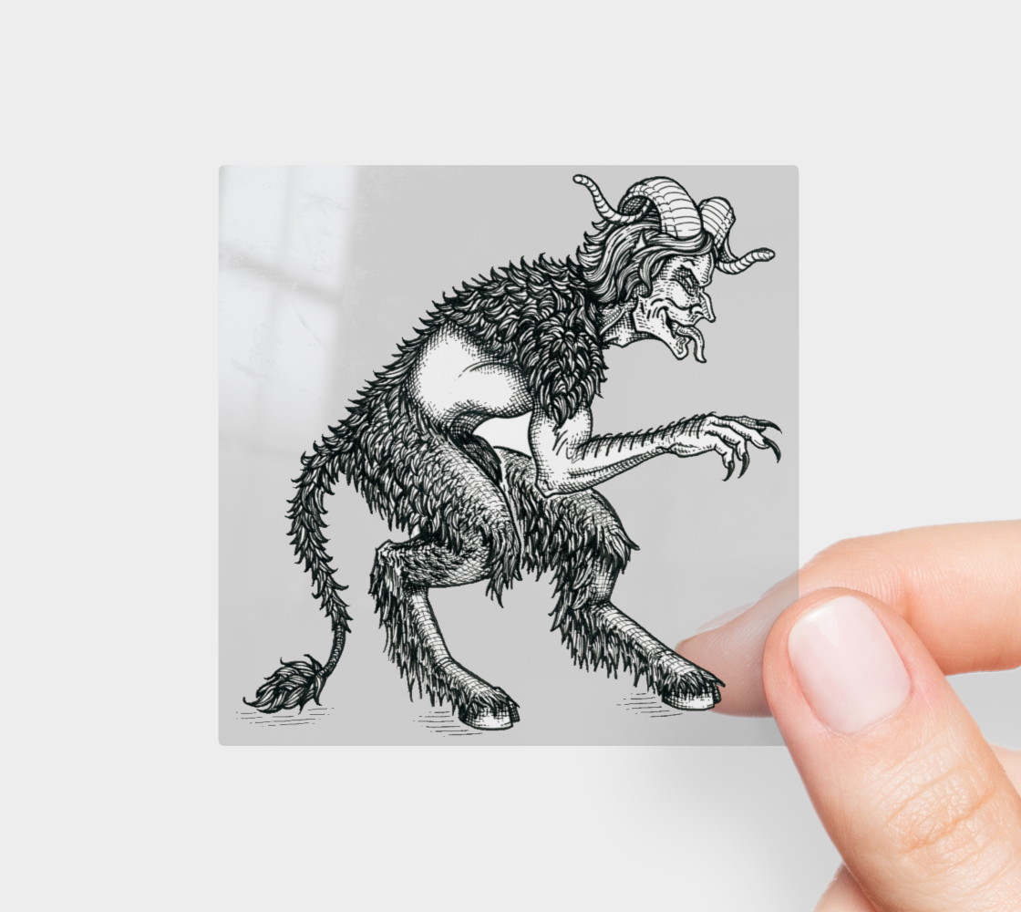 Sapphorica Creations Krampus Permanent Sticker - Sapphorica Creations