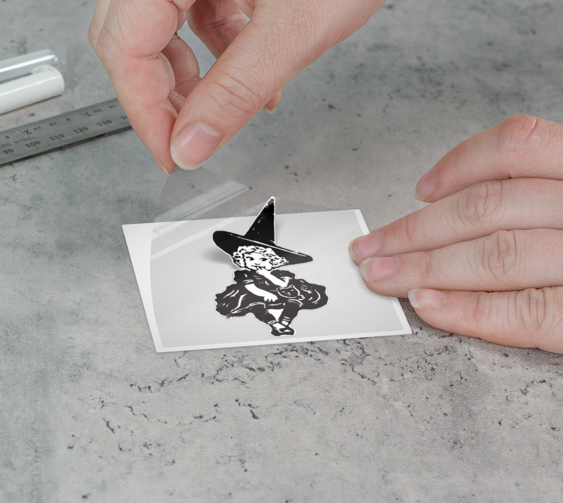 Sapphorica Creations Little Witch Permanent Sticker - Sapphorica Creations