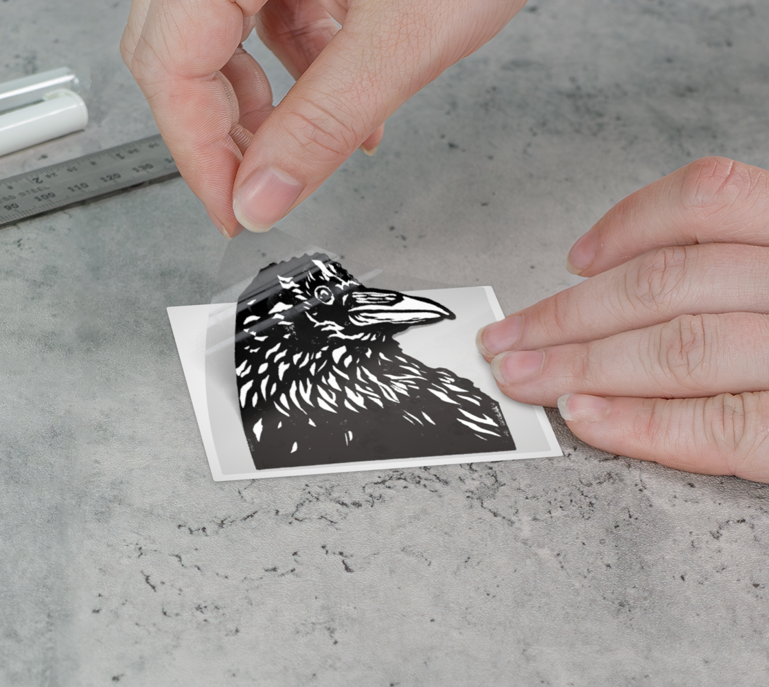 Sapphorica Creations Raven Permanent Sticker - Sapphorica Creations