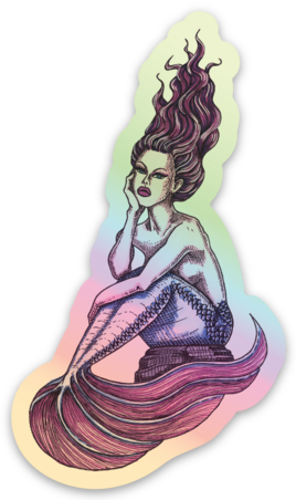 Sapphorica Creations Mystic Mermaid Sticker - Sapphorica Creations