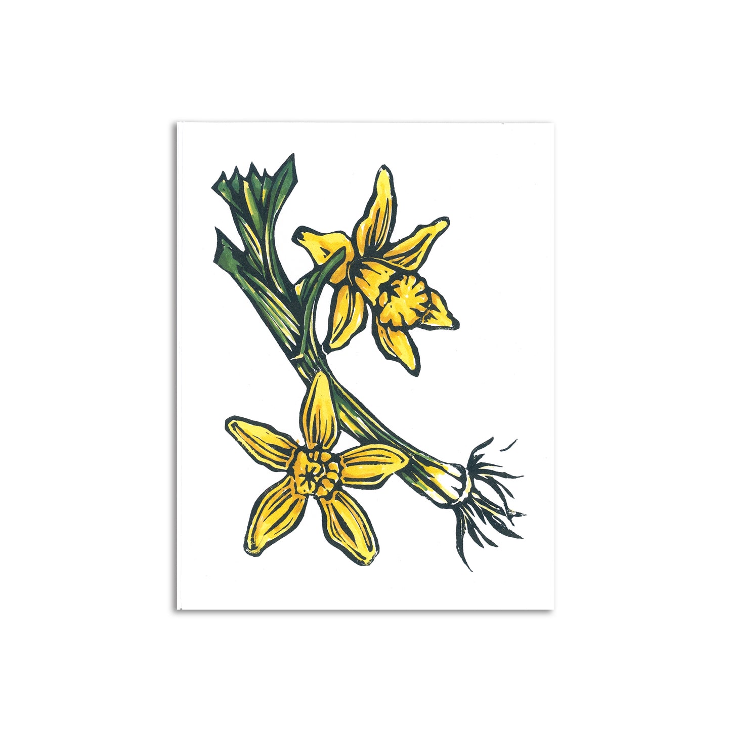Sapphorica Creations Daffodil and Leek Art Card - Sapphorica Creations