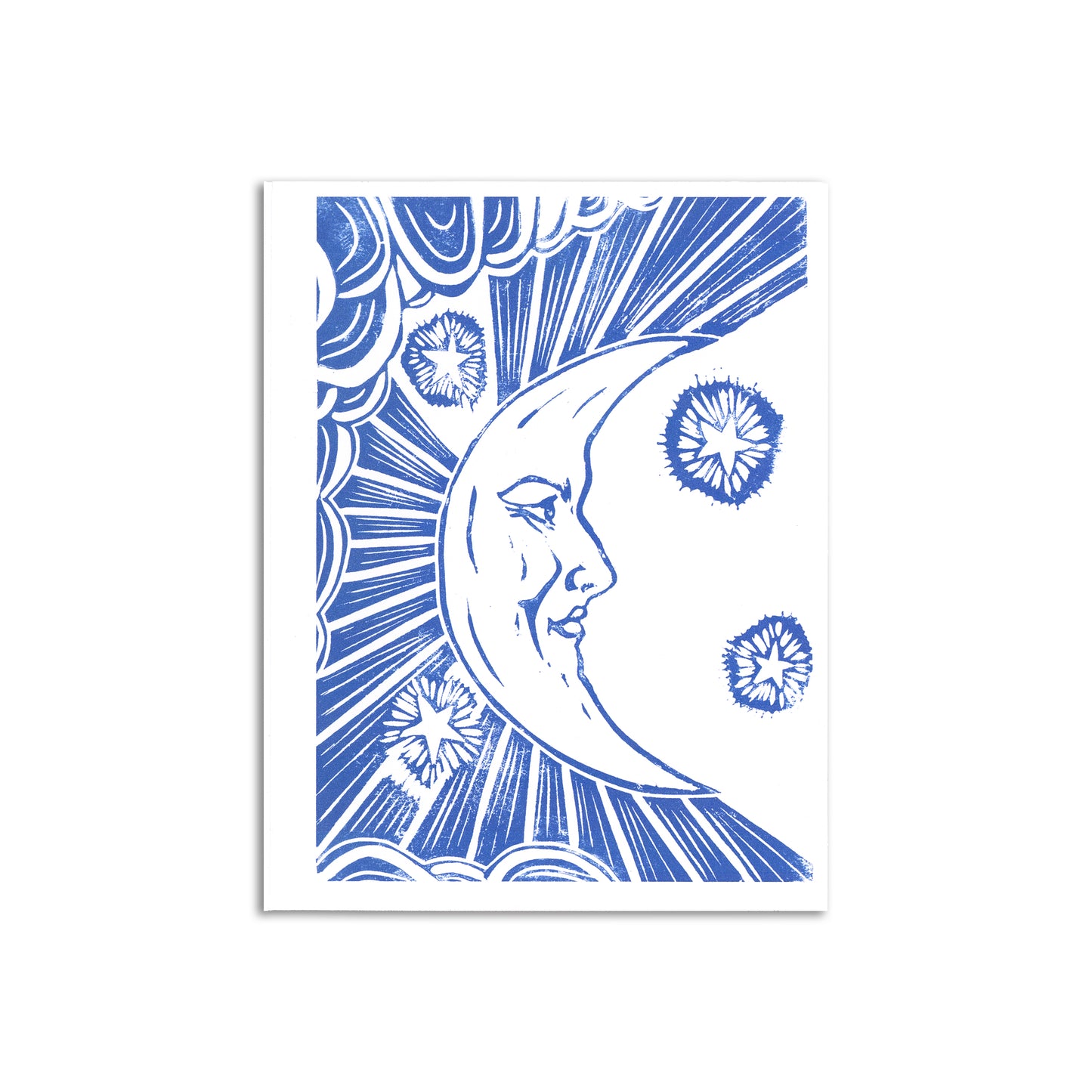 Sapphorica Creations Moon Man Art Card - Sapphorica Creations
