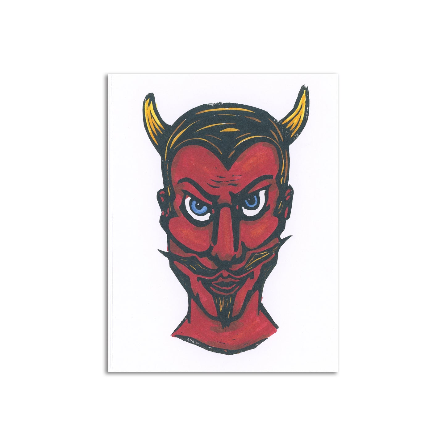 Sapphorica Creations Red Devil Art Card