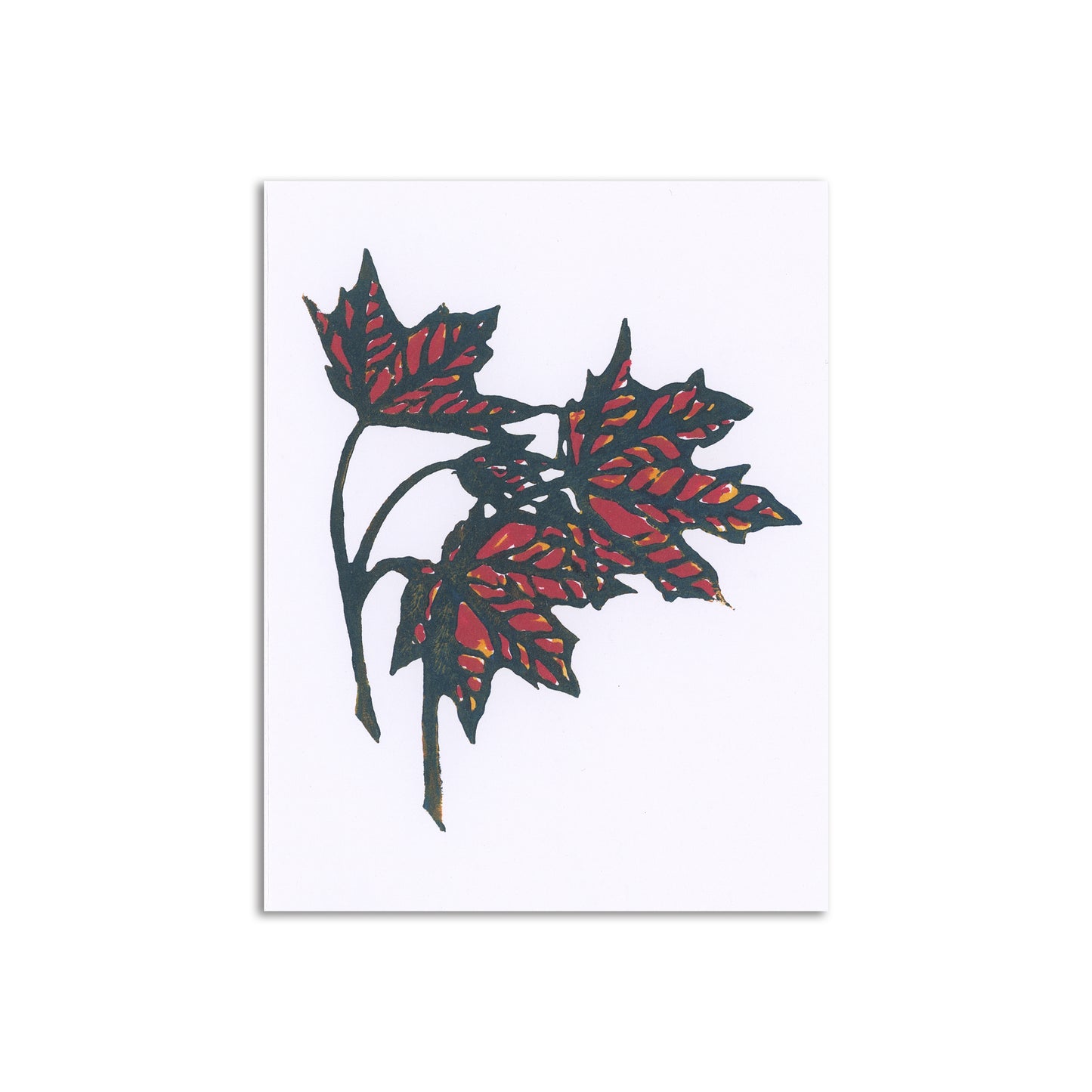Sapphorica Creations Orange Maple Art Card