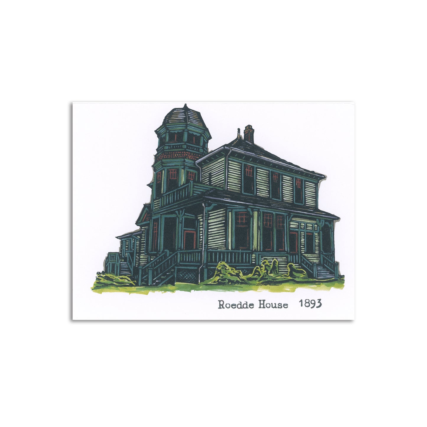 Sapphorica Creations Roedde House Art Card
