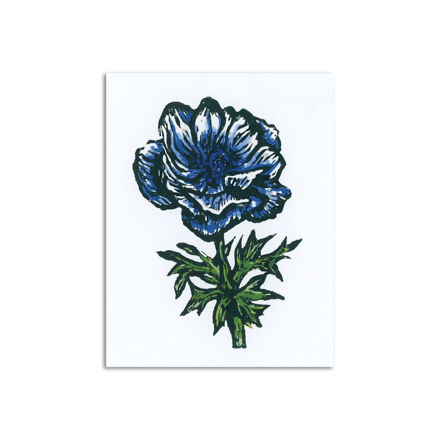 Sapphorica Creations Blue Anemone Art Card - Sapphorica Creations