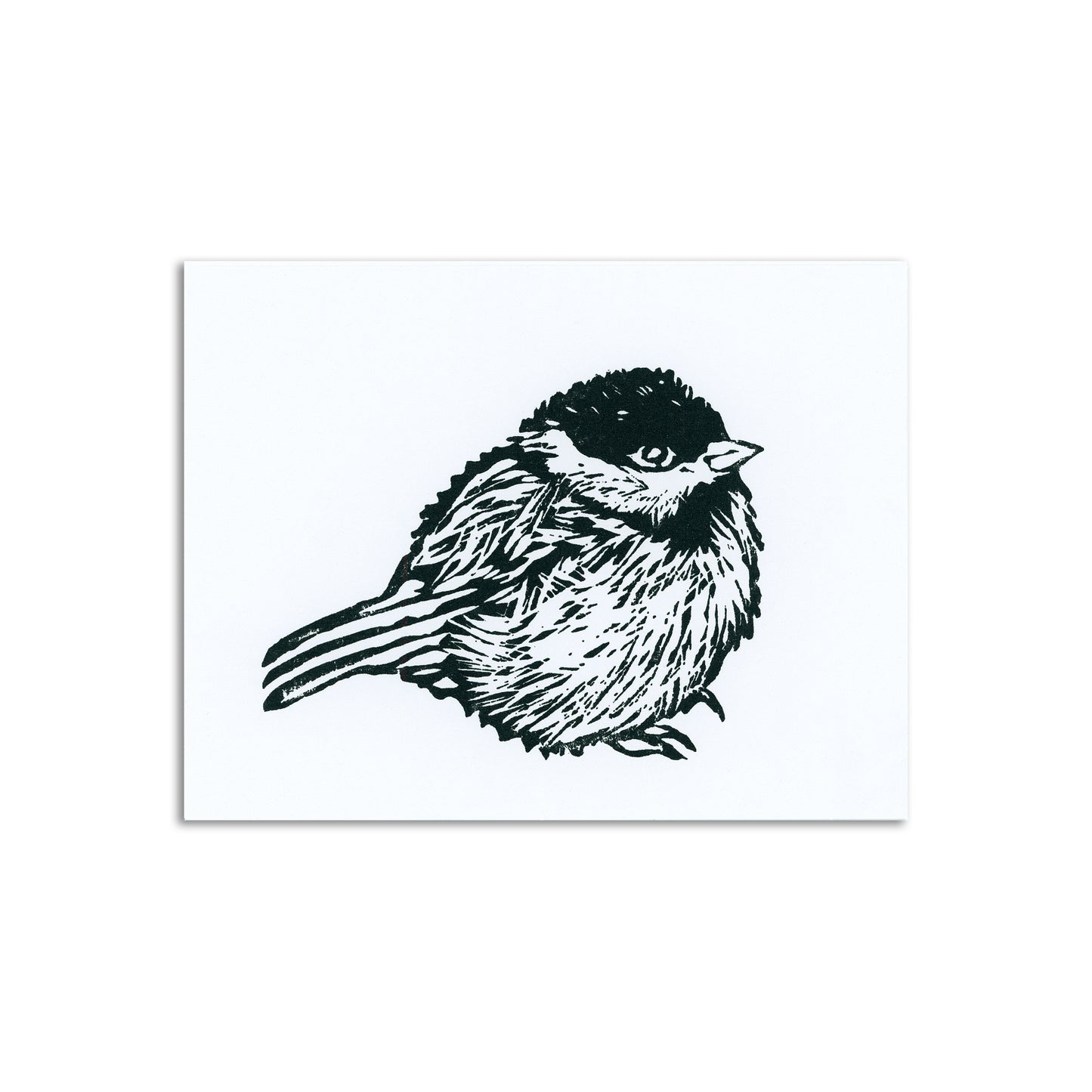 Sapphorica Creations Baby Chickadee Art Card - Sapphorica Creations