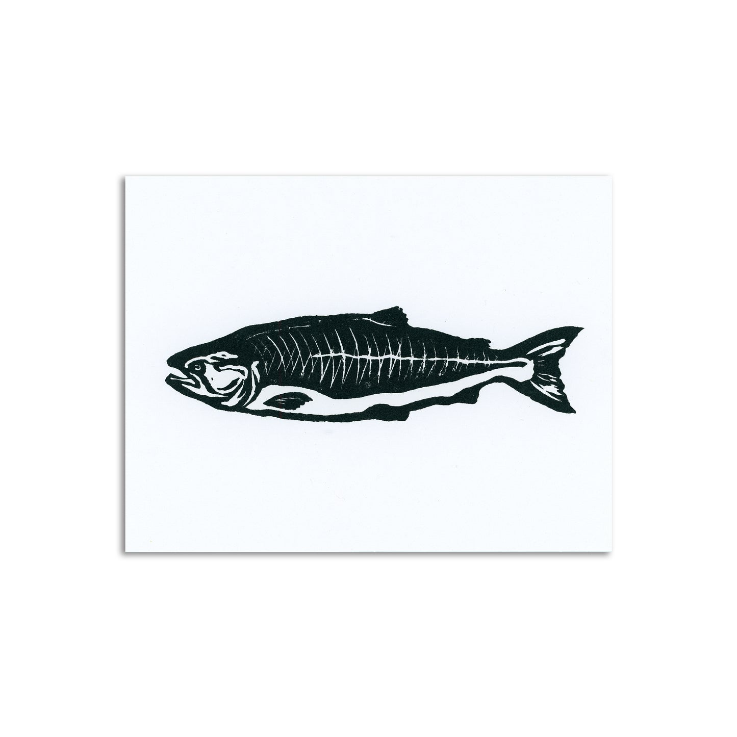 Sapphorica Creations Coho Salmon Art Card - Sapphorica Creations