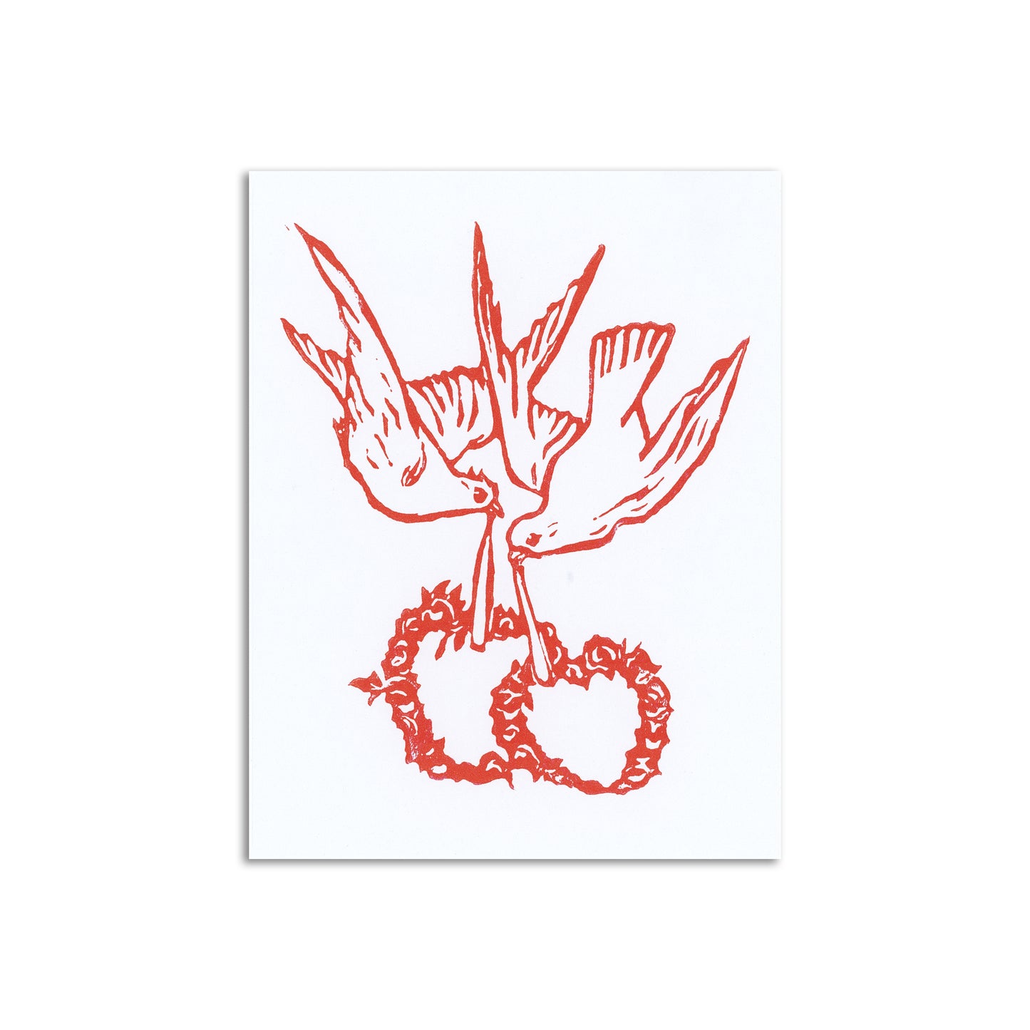 Sapphorica Creations- Dove Hearts Art Card - Sapphorica Creations