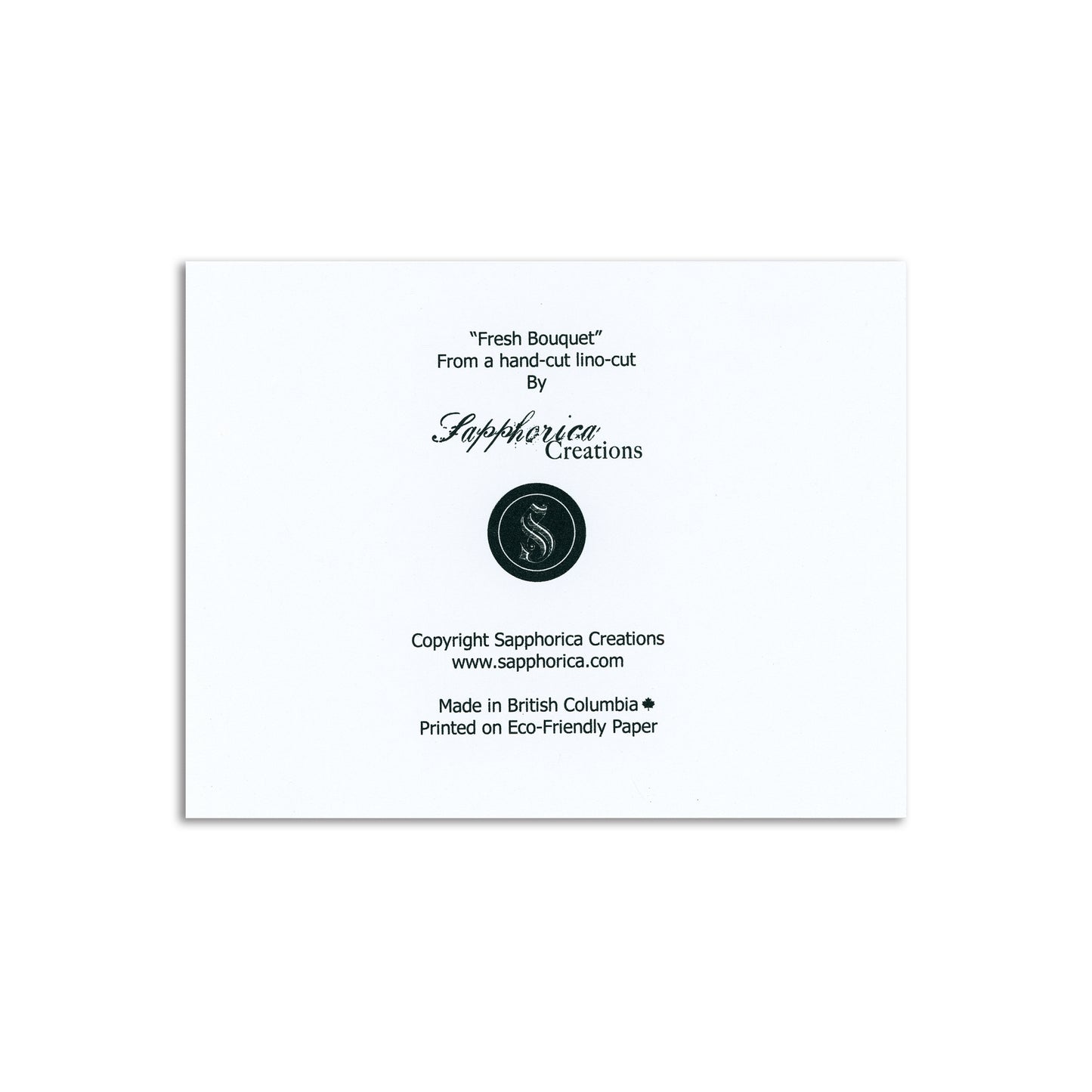 Sapphorica Creations Fresh Bouquet Art Card - Sapphorica Creations