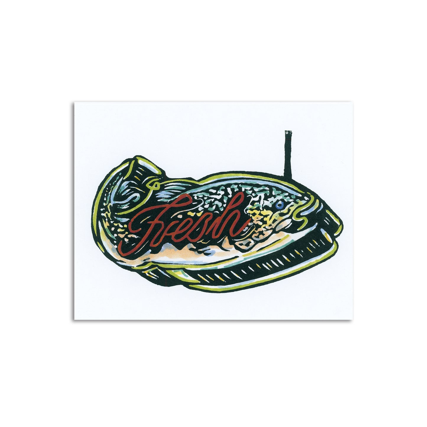 Sapphorica Creations Fresh Fish Art Card - Sapphorica Creations
