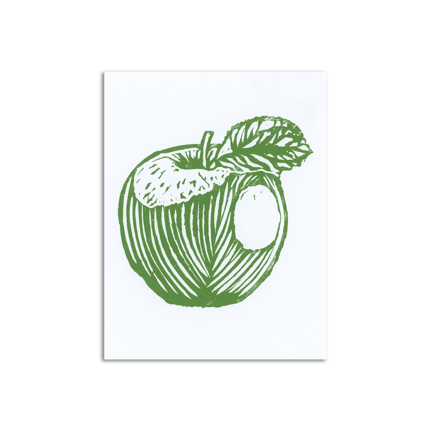 Sapphorica Creations Green Apple Art Card - Sapphorica Creations