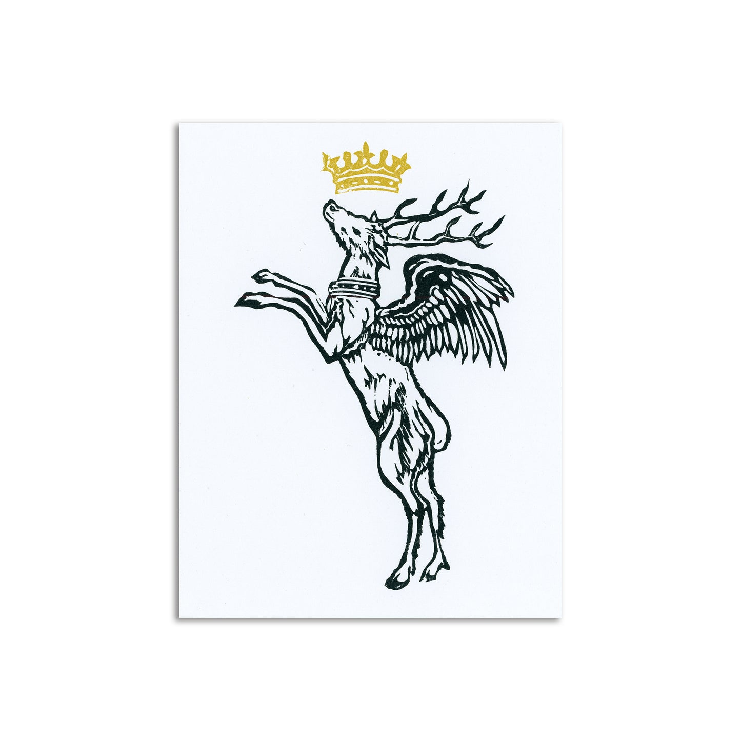 Sapphorica Creations Highland Stag Art Card - Sapphorica Creations