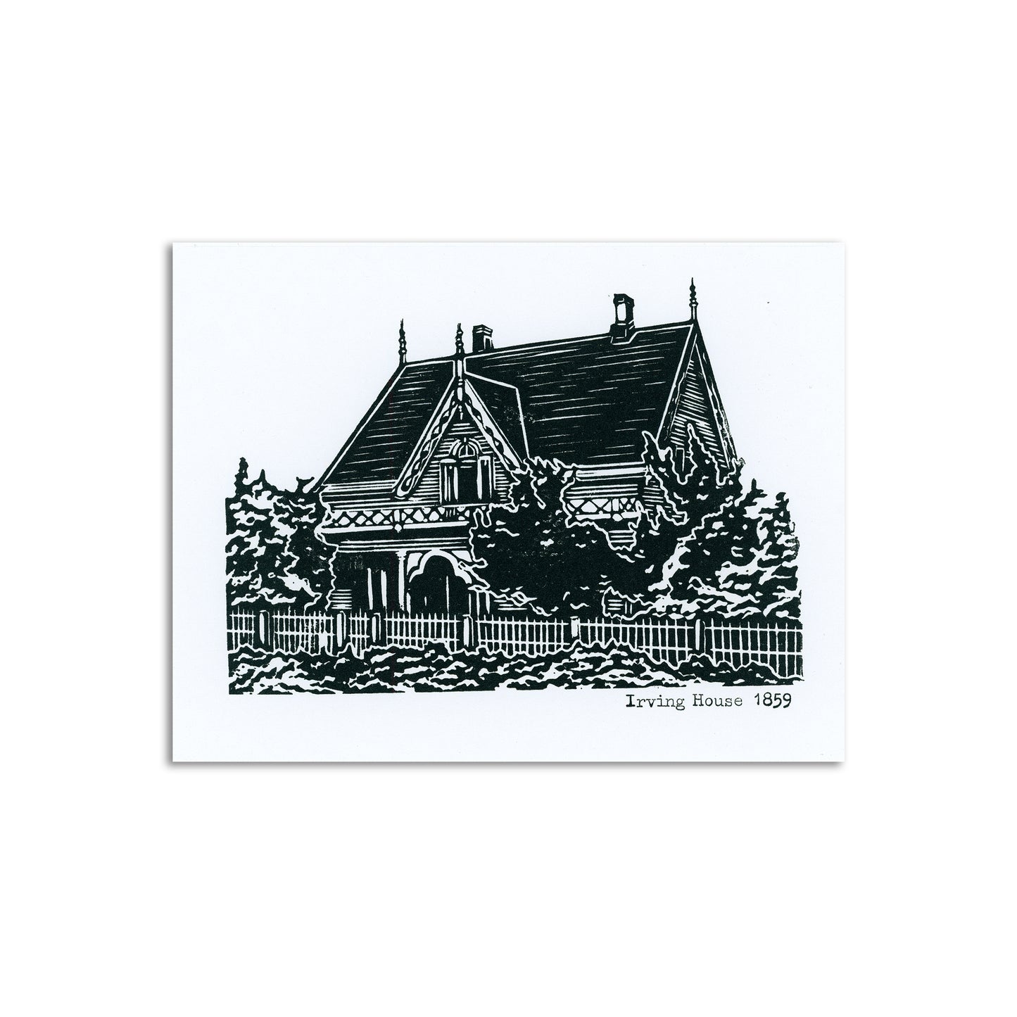 Sapphorica Creations Irving House Art Card - Sapphorica Creations
