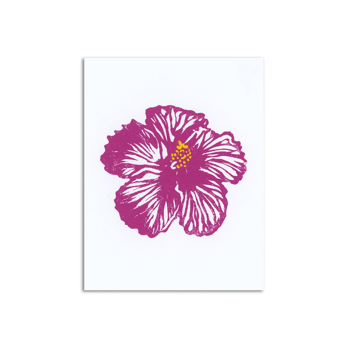 Sapphorica Creations Pink Hibiscus Art Card - Sapphorica Creations