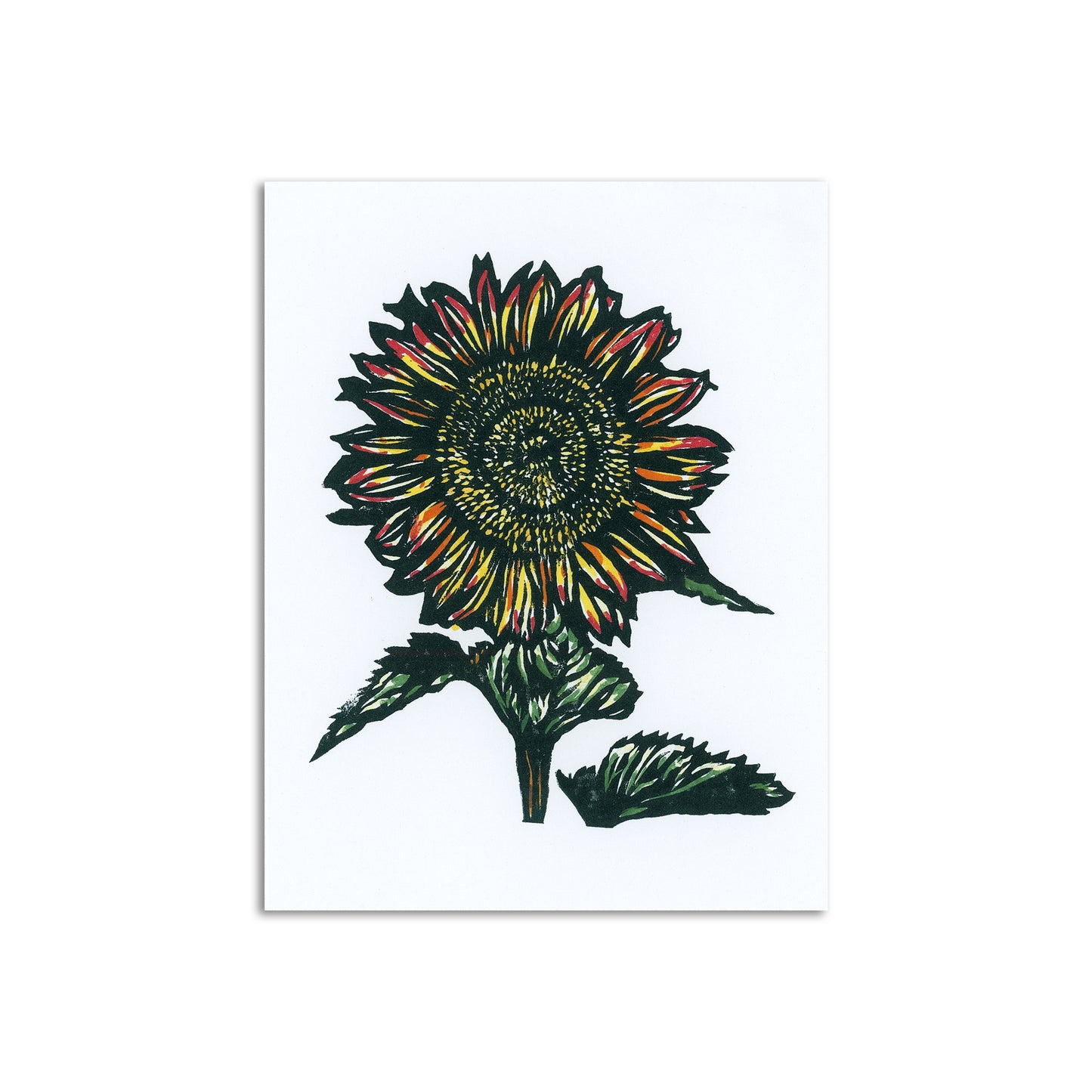 Sapphorica Creations Sunflower Art Card - Sapphorica Creations