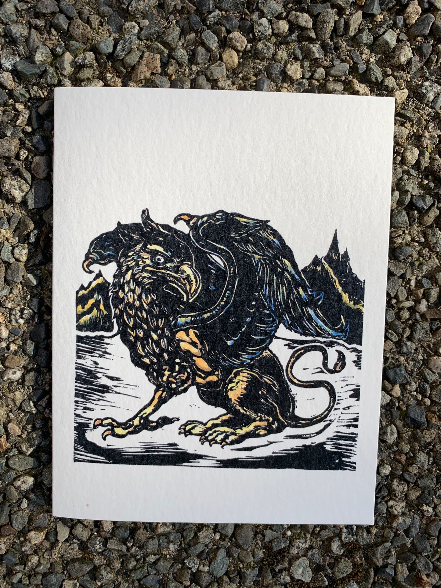 Sapphorica Creations Gryphus Griffin Art Card - Sapphorica Creations