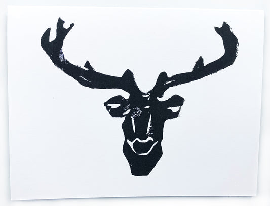 Sapphorica Creations Deer Antlers Art Card - Sapphorica Creations