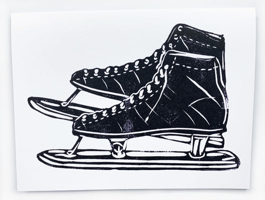Sapphorica Creations Vintage Skates Art Card - Sapphorica Creations