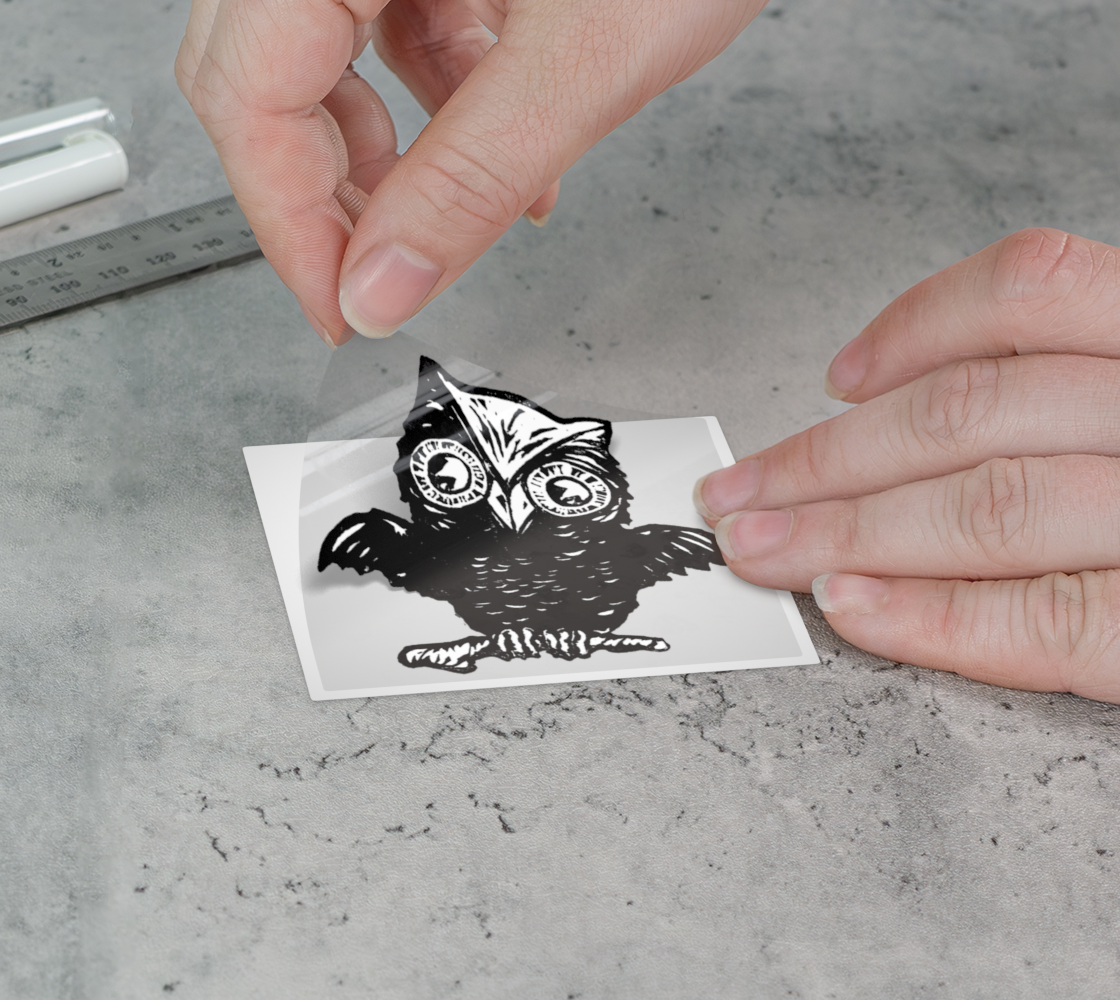 Sapphorica Creations Midnight Owl Permanent Sticker