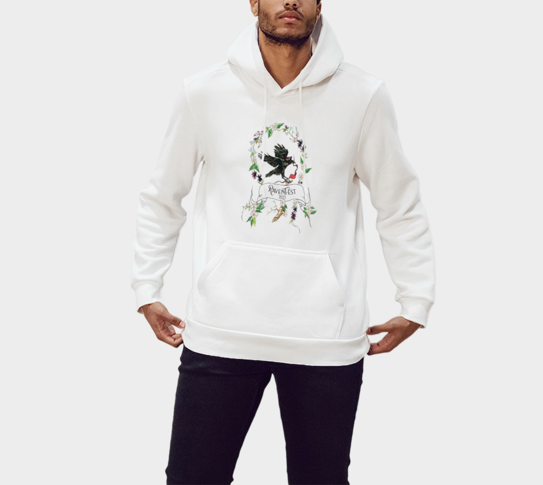 Woodland Wildflower RavenFest 2023 Unisex Hoodie x Sapphorica Creations - Sapphorica Creations