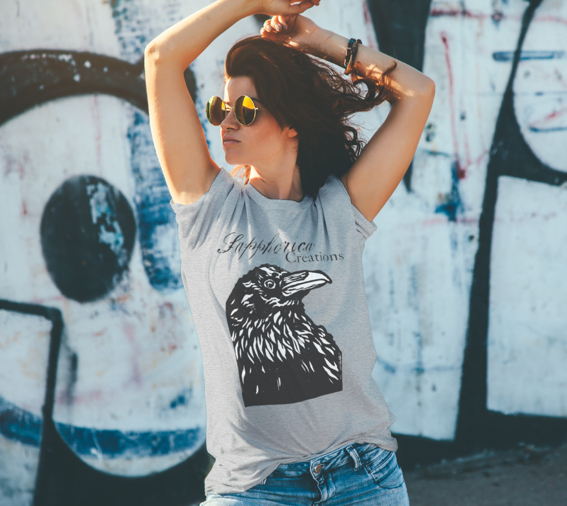 Sapphorica Creations Unisex Raven Tee - Sapphorica Creations