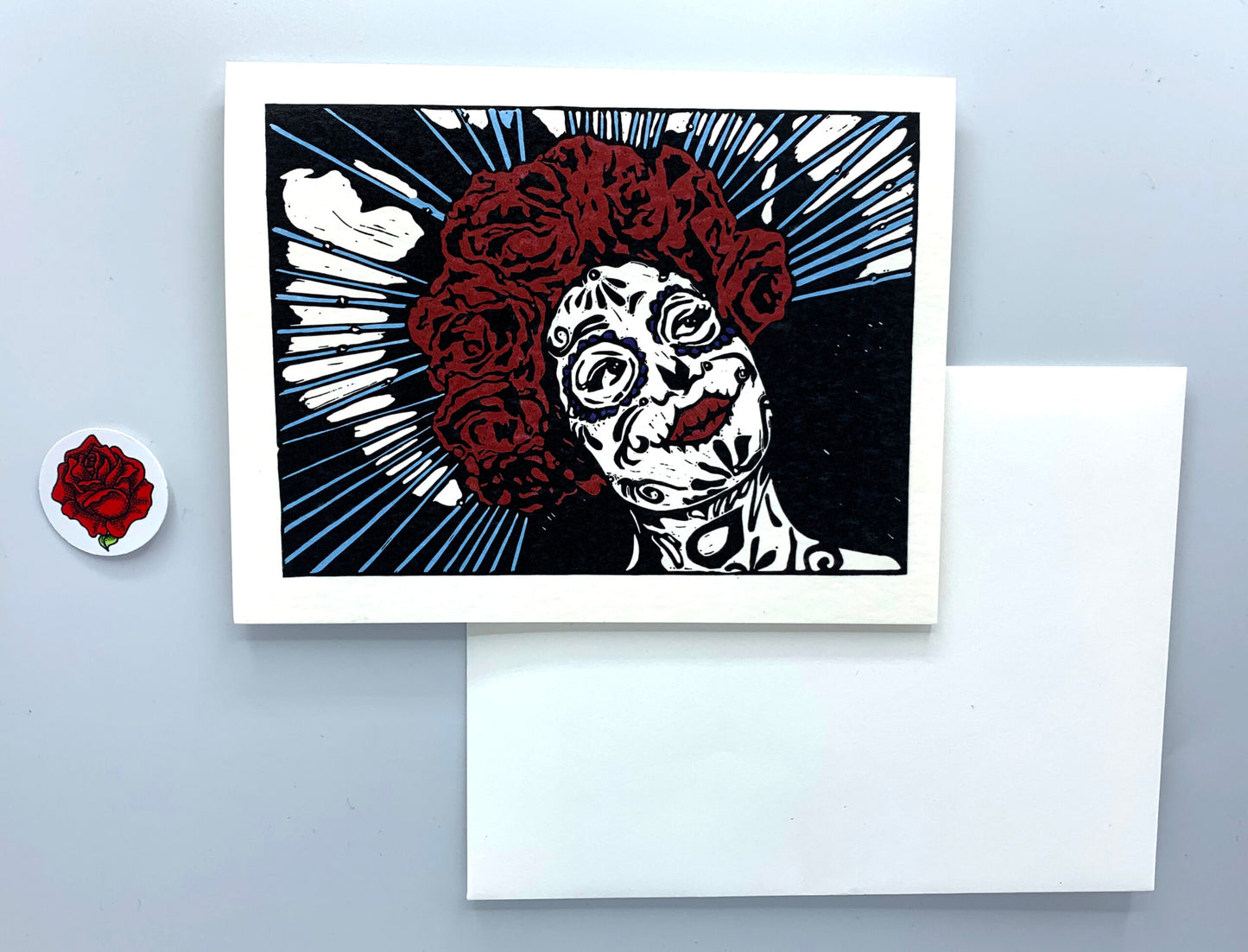Sapphorica Creations- Carmelita Linocut Art Card Box Set