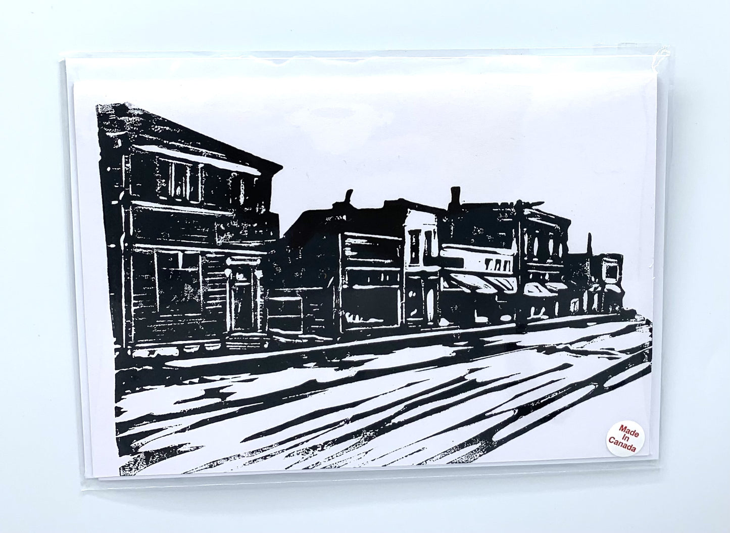 Sapphorica Creations- Historic Cloverdale Hand-Printed Art Card - Sapphorica Creations