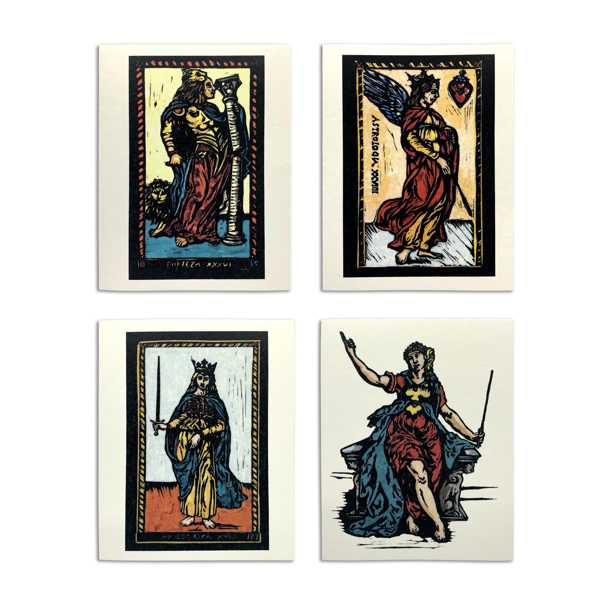 Sapphorica Creations- Fantasy Art Cards- Tarot 4 Pack