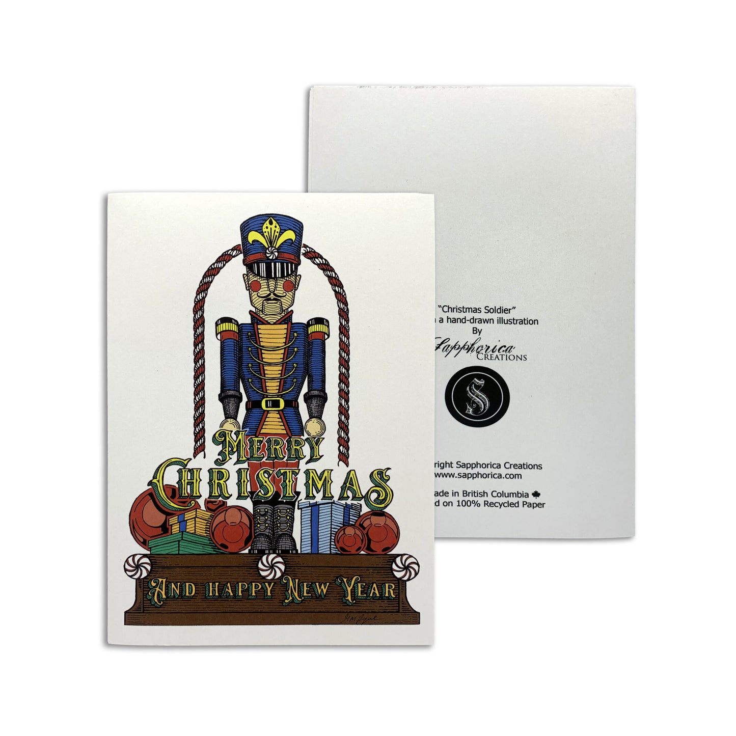 Sapphorica Creations Art Card- Christmas Soldier
