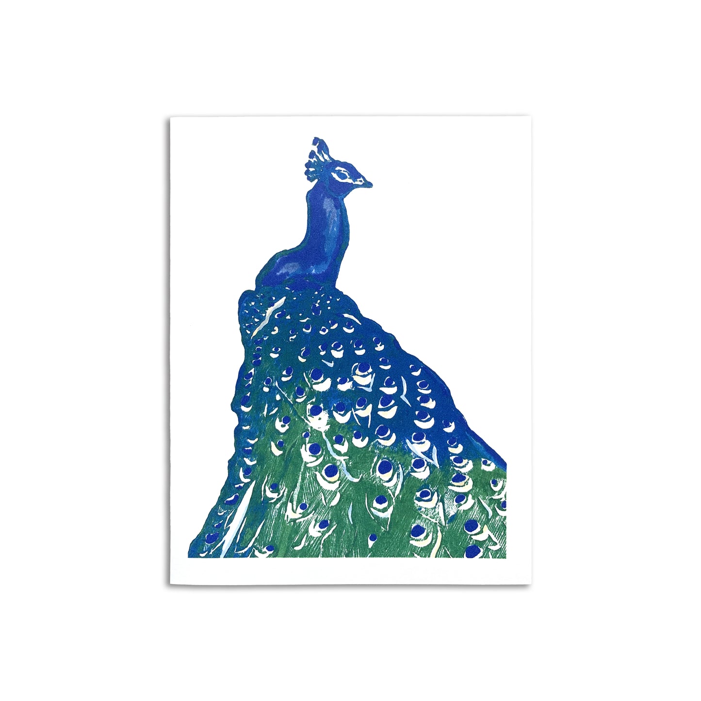 Sapphorica Creations- Lucky Peacock Art Card - Sapphorica Creations
