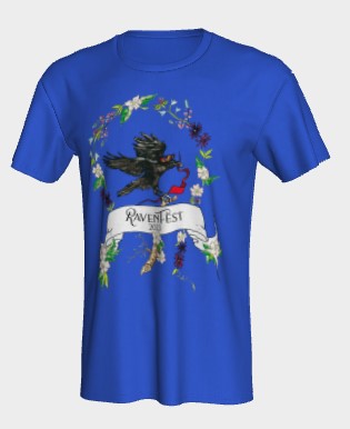 Woodland Wildflower RavenFest 2023 Unisex Tee x Sapphorica Creations - Sapphorica Creations