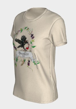 Woodland Wildflower RavenFest 2023 Women's Colored Tees x Sapphorica Creations - Sapphorica Creations