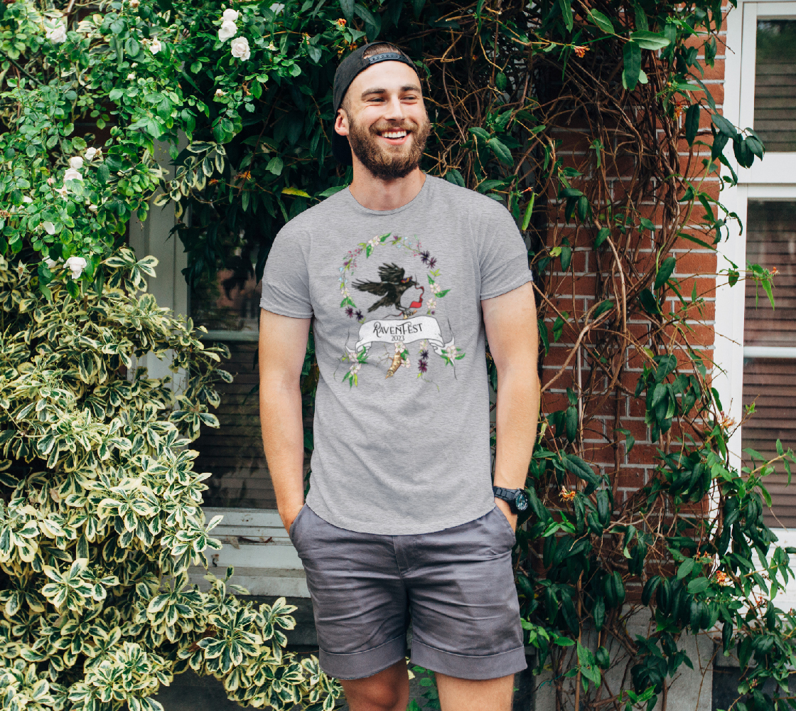 Woodland Wildflower RavenFest 2023 Unisex Tee x Sapphorica Creations - Sapphorica Creations
