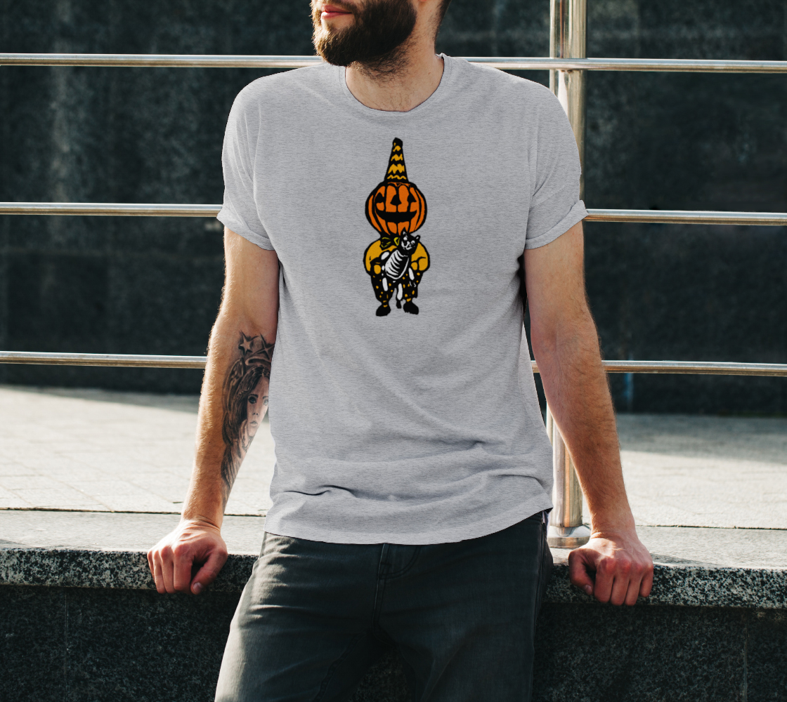 Sapphorica Creations Pumpkin Kitty Unisex Tee - Sapphorica Creations
