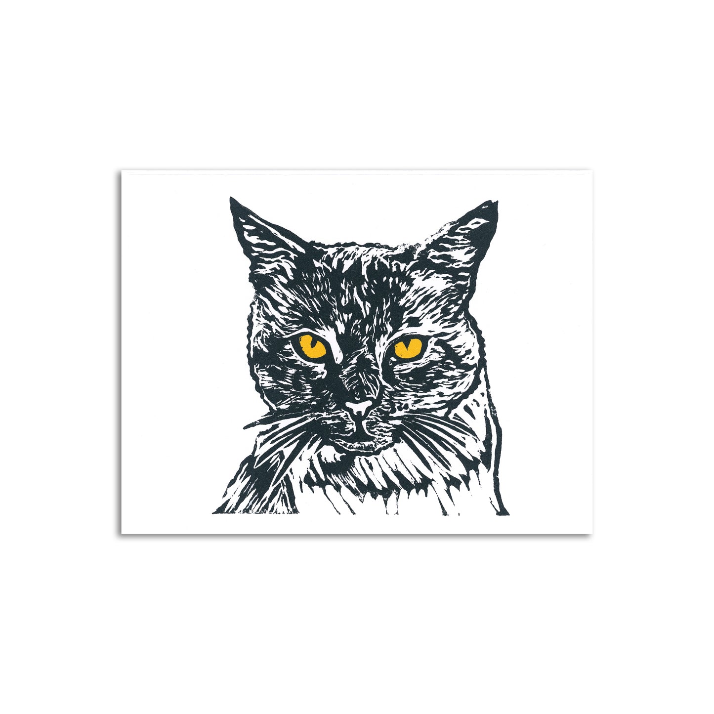 Sapphorica Creations Black Cat Art Card