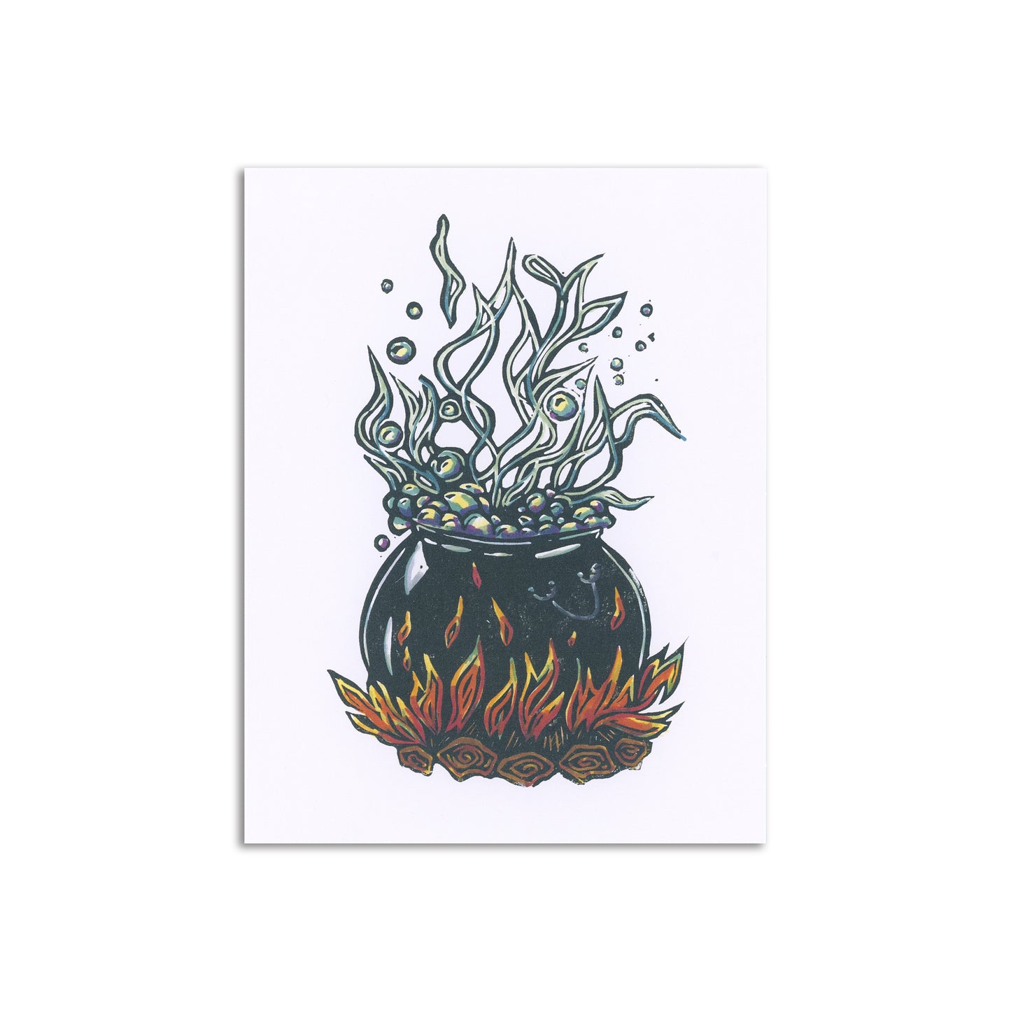 Sapphorica Creations Cauldron Art Card