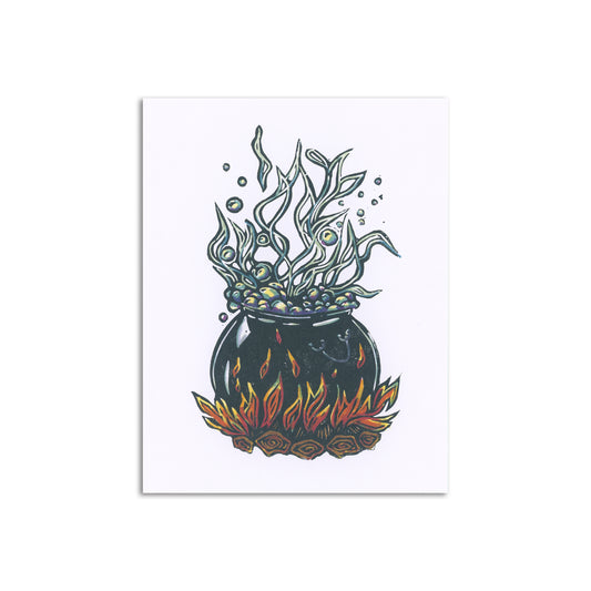 Sapphorica Creations Cauldron Art Card