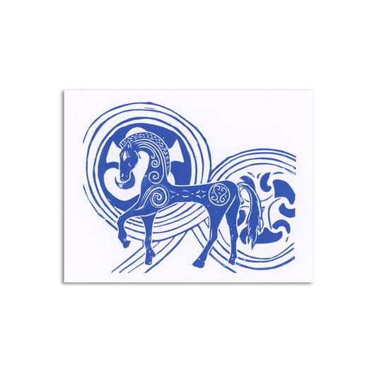 Sapphorica Creations Celtic Horse Art Card