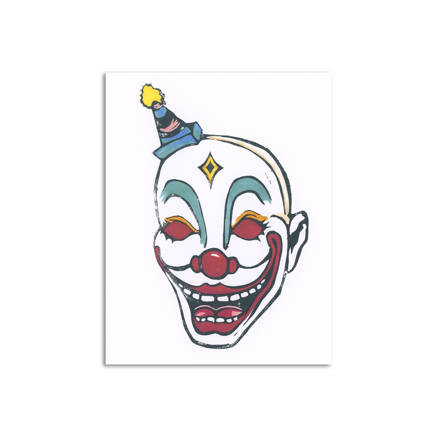 Sapphorica Creations Clown Mask Art Card