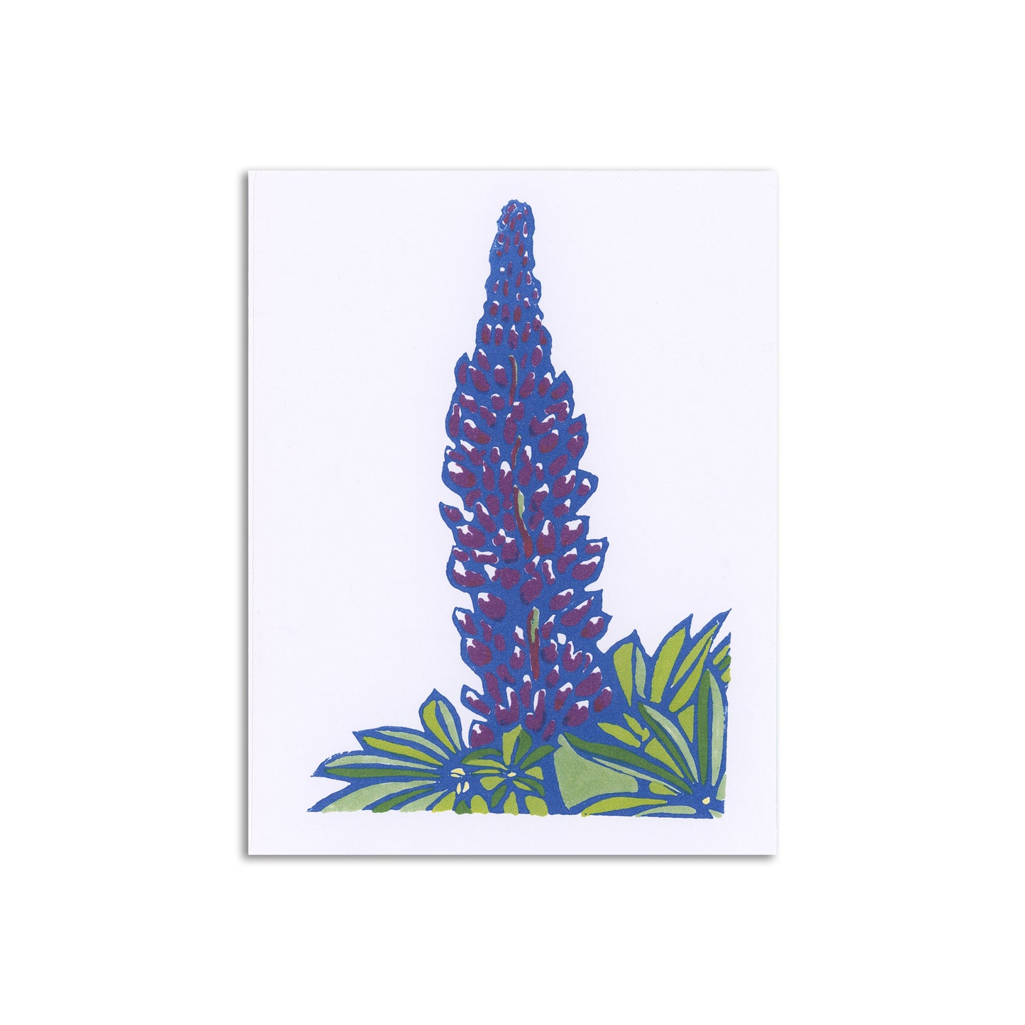 Sapphorica Creations Coastal Lupine Art Card