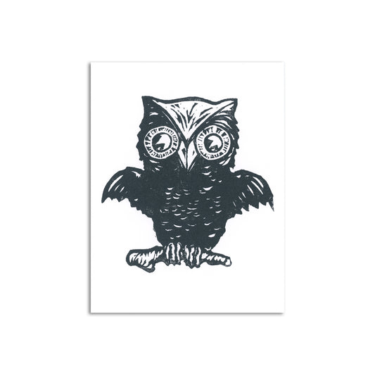 Sapphorica Creations Midnight Owl Art Card