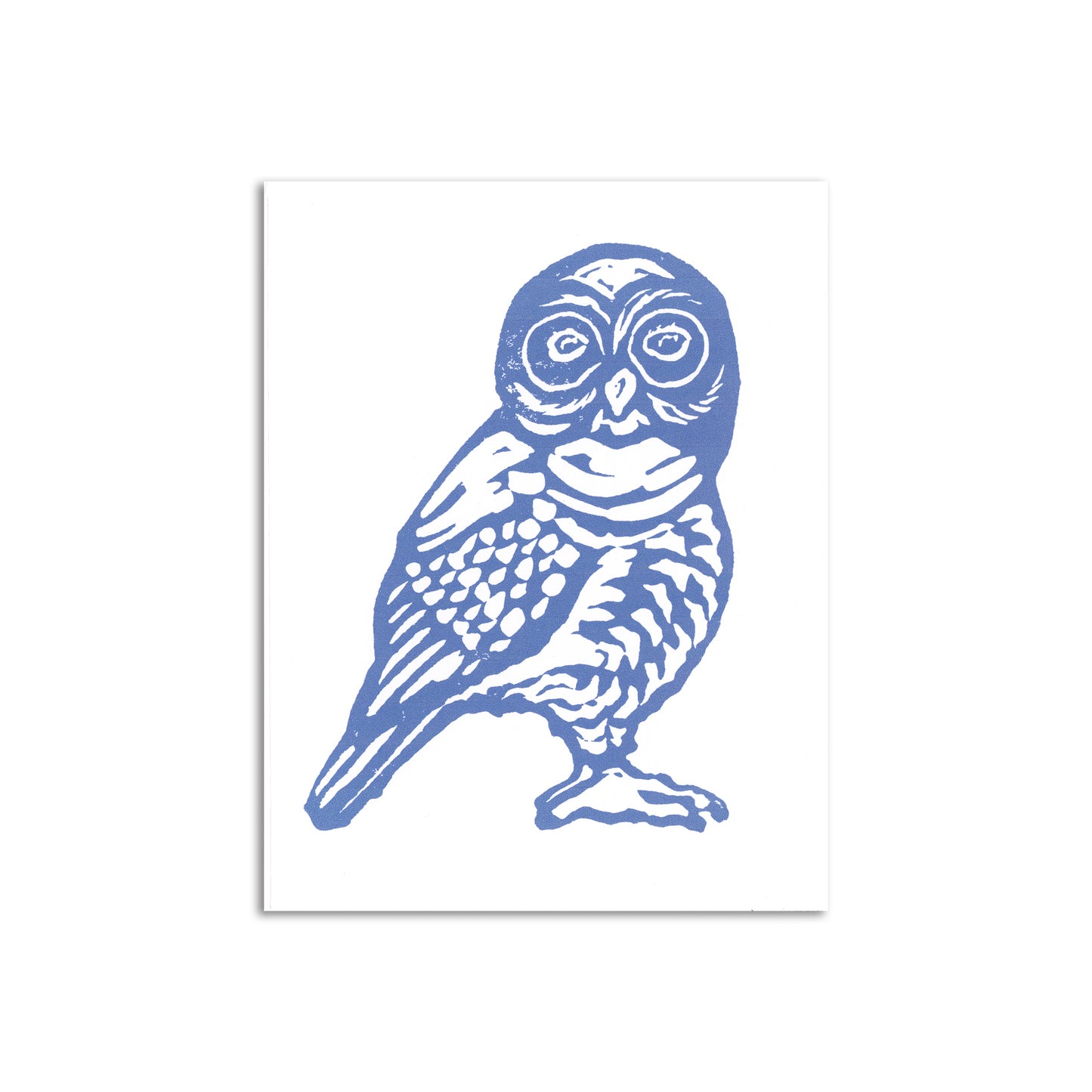 Sapphorica Creations Round Owl Art Card