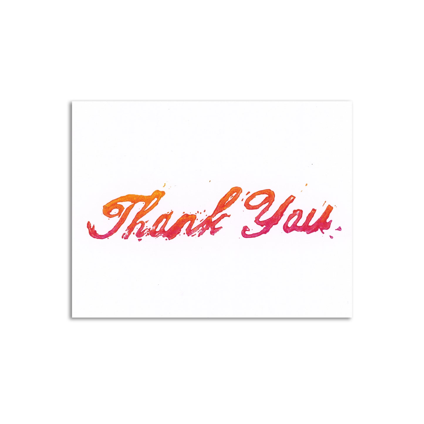 Sapphorica Creations Thank You Art Card