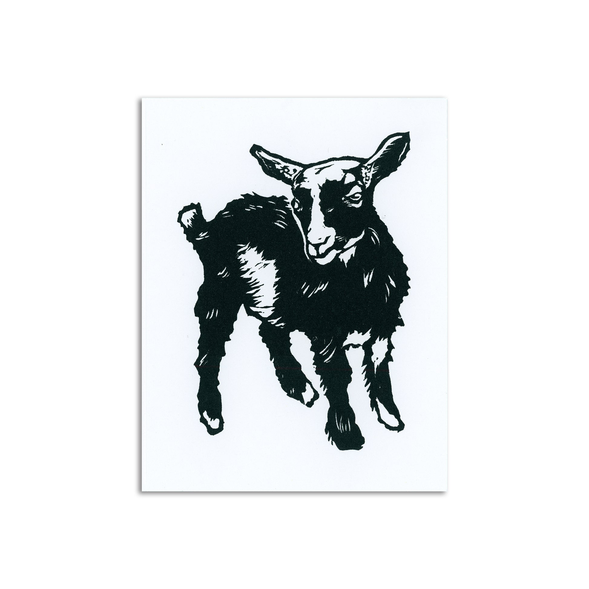 Sapphorica Creations Baby Goat Art Card - Sapphorica Creations 