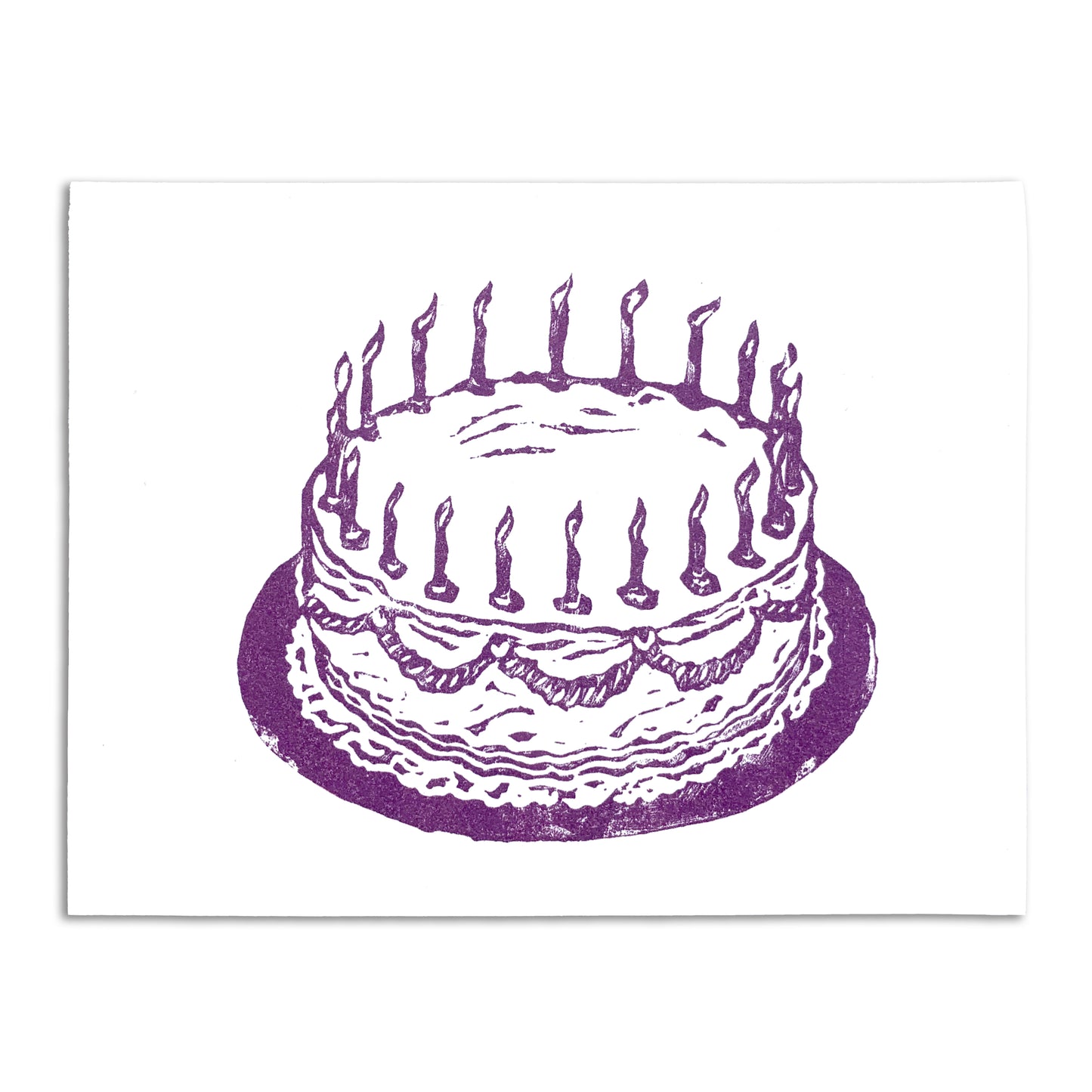 Sapphorica Creations Birthday Cake Art Card - Sapphorica Creations 