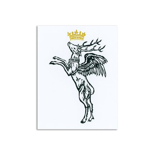 Sapphorica Creations Highland Stag Art Card - Sapphorica Creations 