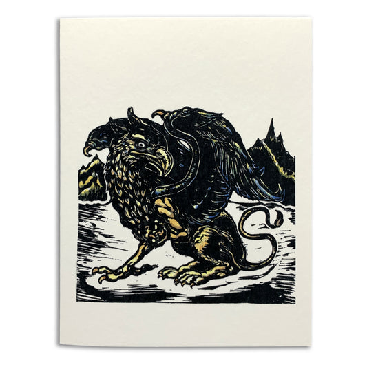 Sapphorica Creations Gryphus Griffin Art Card