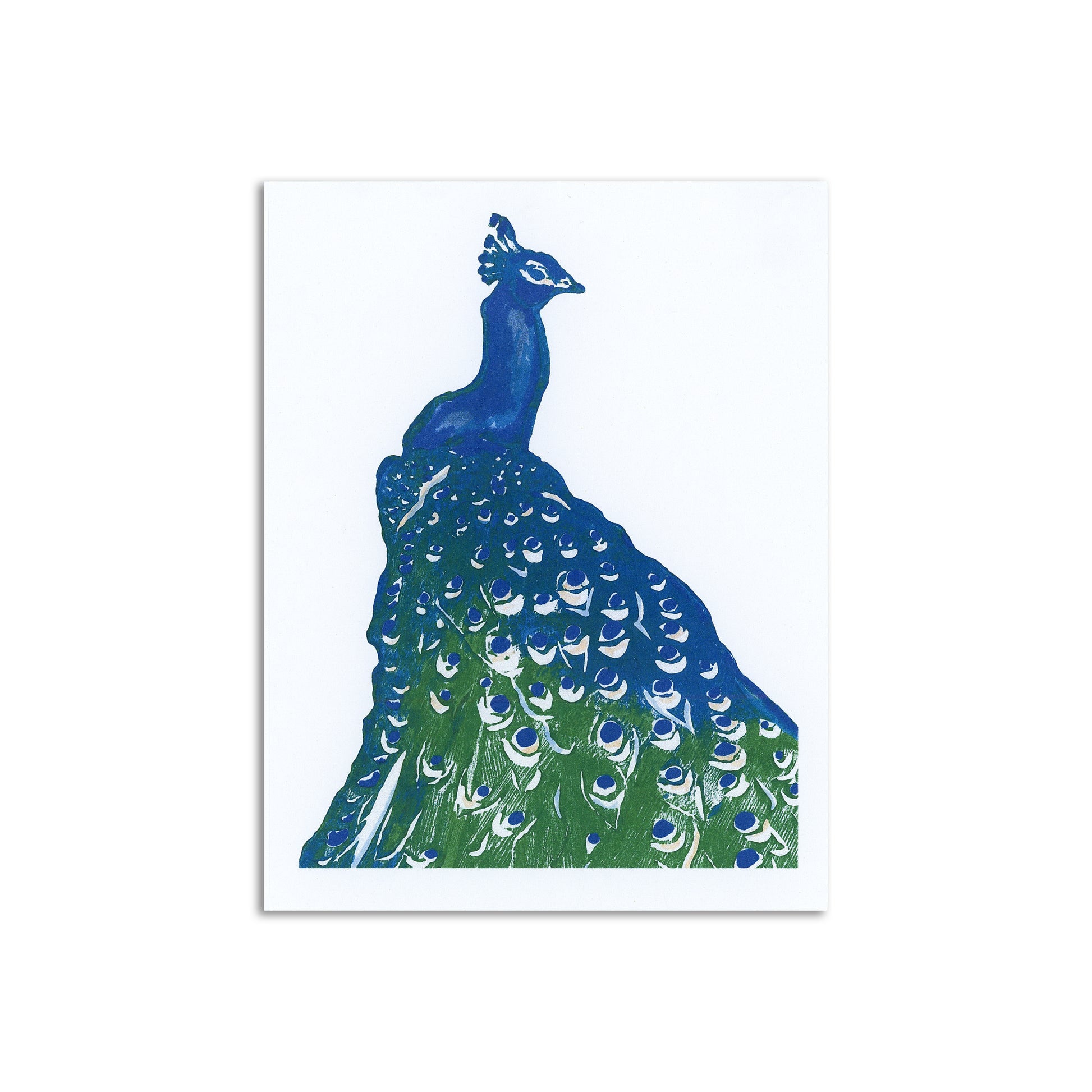 Sapphorica Creations Lucky Peacock Art Card - Sapphorica Creations 
