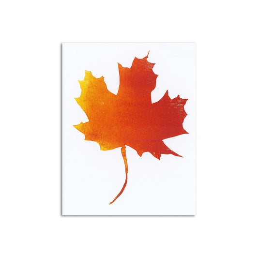 Sapphorica Creations Maple Leaf Art Card - Sapphorica Creations 